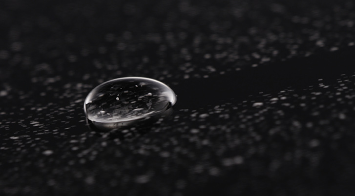 「滑落性・走水性」イメージ