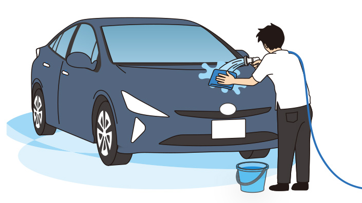 「洗車までの期間を延ばす」イメージ